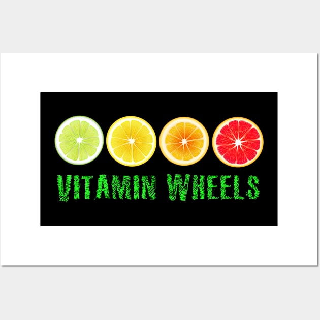 Lime Lemon Orange Vitamin Citrus Wheels of a Power of Juice Health Food choices and living Greenway for your own strong Health benefits and vitality life Wall Art by Olloway
